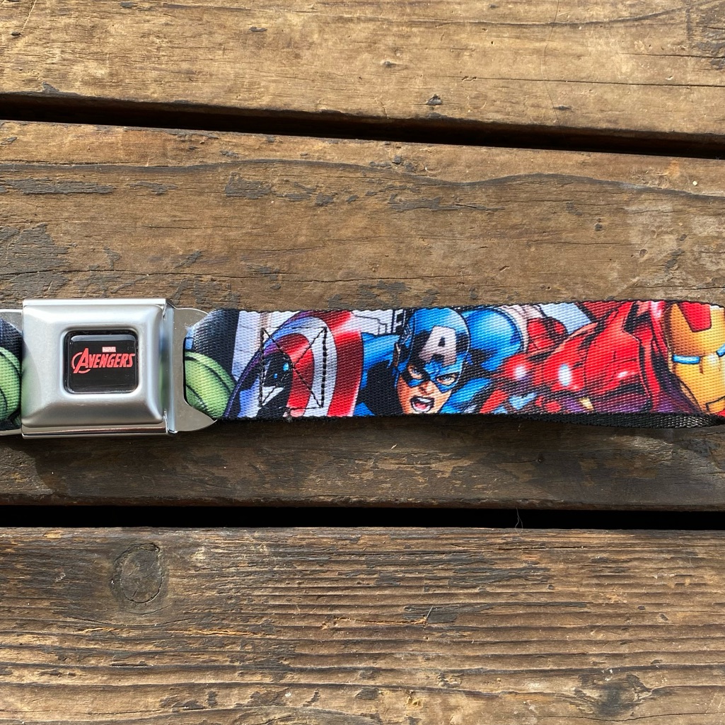 BuckleDown Belts Avengers Seat Belt Belts